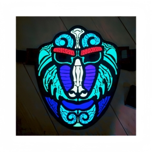 Maschera EL con Controllo Vocale, Ideale per Festival di Musica Elettronica/Feste a Tema, per Diventare il Punto Focale dell'Evento - Product Image 4