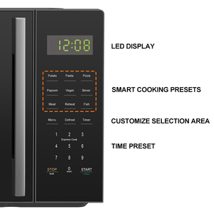 Dễ dàng để sử dụng 25L lò vi sóng đa chức năng Lò vi sóng kỹ thuật số truy cập hàng đầu Lò vi sóng - Product Image 5