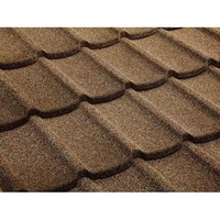 Tuile de toiture en métal revêtu de pierre de qualité architecturale moderne pour le développement immobiliaire en Turquie (appartements, hôtels, entrepôts)