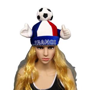 Điên người hâm mộ bóng đá cap Funny bóng đá Shape Đảng ủng hộ Trắng mũ đỏ cho pháp sử dụng ngoài trời - Product Image 3