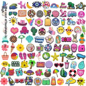 Breloques décoratives détachables Promoproducts, série Océan, personnages de dessins animés, pour chaussures, pantoufles et fleurs - Product Image 3