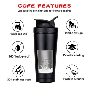 Bouteille <span class=keywords><strong>shaker</strong></span> pour protéines de lactosérum, paroi simple, 700 ml, sans BPA, anti-fuite, facile à nettoyer, tasse mélangeuse pour musculation, perte de poids, régime, fitness - Product Image 3