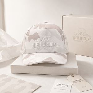 Casquette de golf 5 panneaux avec logo personnalisé brodé, en cuir silicone de haute qualité, faible MOQ, sangle réglable, respirante, pour hommes - Product Image 3