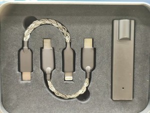 Kit DAC HiFi portable complet, interface double métallique, câbles tressés plaqués argent 3,5 mm 4,4 mm, type C, <span class=keywords><strong>Lightning</strong></span>, Android, <span class=keywords><strong>Apple</strong></span>, boîte cadeau - Product Image 4