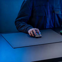 Tapis de souris en verre résistant à l'usure, à surface micro-gravée lisse et de haute qualité, très vendu