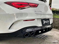 Kit de Carrocería Exterior Pharri para Benz CLA W118 2019+ Actualización CLA45 AMG Parrilla Delantera Parachoques Trasero de Ensamblaje Universal