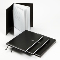 Impression promotionnelle faite sur commande de carnet de Journal de planificateur d'affaires de couverture rigide