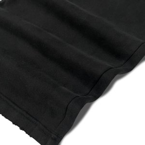 Pantalones cortos de chándal para hombre, negros, con estampado de letras PIVT 2026 ATHLETICS, de pierna ancha, con bajo sin rematar, estilo streetwear - Product Image 6