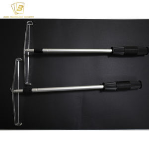 Herse à jetons flexible 2 sections en aluminium réglable Accessoires de jeu Râteau à jetons de poker Râteau à <span class=keywords><strong>roulette</strong></span> - Product Image 2