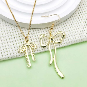Gold <b>Bow</b> Charms Zinc Alloy DIY Jewelry Accessories For Creative Projects Unisex Fashion Pendants - Product Image 3