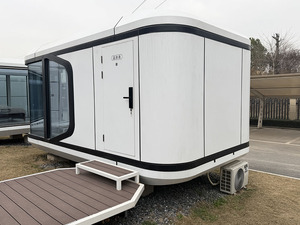 Casa Prefabbricata in Container, Camera d'Albergo Stile Capsula Spaziale, 1 Camera da Letto 1 Bagno, Modulo Resistente alle Intemperie e ai Terremoti, Design Moderno - Product Image 2