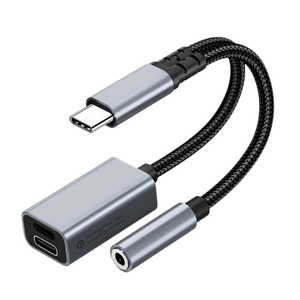 Divisor USB-C 3 en 1, Carga Rápida PD27W, Dongle de Audio, Chip Decodificador AB136D, Tipo-C a <span class=keywords><strong>Lightning</strong></span> y Conector de 3.5mm para Dispositivos Móviles - Product Image 2