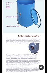 110Mm Oneida Đúc Deluxe Bụi Phó Kit Với 280L/137L Thép Xô - Product Image 3