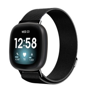 <span class=keywords><strong>Correa</strong></span> de Metal Milanese Loop para Reloj Inteligente <span class=keywords><strong>Fitbit</strong></span> Versa 4/Versa 3, Pulsera Oficial para <span class=keywords><strong>Fitbit</strong></span> <span class=keywords><strong>Sense</strong></span> 2-1, <span class=keywords><strong>Correa</strong></span> Magnética - Product Image 4