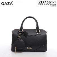 QAZA Sac à Main 2-en-1 en Cuir PU, Sac Fourre-Tout de Luxe pour Femme, Sac Bandoulière pour Affaires, Quotidien et Voyage