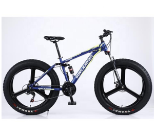 Vélo KEYO 21 vitesses avec cadre en acier et freins à disque, Fat Bike Beach Cruiser, modèle 26 en acier, cycles vidéo à partager - Product Image 2