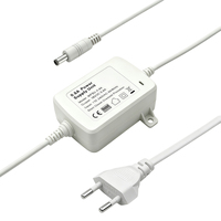 Adaptateur secteur AC/DC de bureau 5V/3A 9V/2A 12V/1A 12V/2A 24V/1A 48V 24W avec trous de fixation, alimentation montée sur bureau