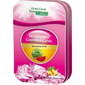 Pastilles pour la gorge au <span class=keywords><strong>corail</strong></span> d'herbe, au sucre rafraîchissant, aux algues, au chèvrefeuille, au miel, aux fruits de myrtille, à la menthe et au fruit du moine, bonbons durs - Product Image 3
