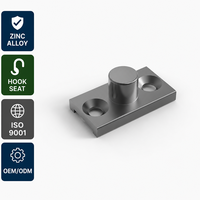 Cerradura Automática Prebloqueable para Ventana Corredera de Aluminio, Cabezal de Cerradura de Acero Inoxidable 304, Base de Aleación de Zinc, Unidad de Repuesto