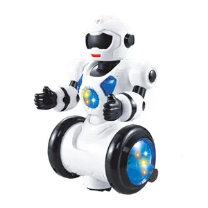 Best Selling Electric Space Robot Toy Bump Go Music Light Up Dance Robot Toy Kids Robot Car