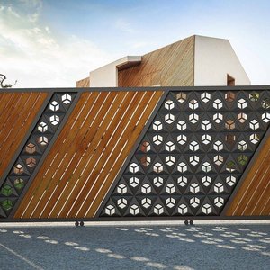 Porte coulissante télescopique à large portée avec système à triple voie pour la construction durable <span class=keywords><strong>de</strong></span> conception moderne d'utilisation <span class=keywords><strong>de</strong></span> parc d'hôtel <span class=keywords><strong>de</strong></span> villa - Product Image 6
