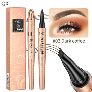 Lápiz de Cejas <span class=keywords><strong>3D</strong></span> <span class=keywords><strong>Profesional</strong></span> de Larga Duración a Prueba de Agua, Diseño de Micro-Punta de 4 Puntas, Lápiz de Cejas Mineral Natural Seguro y Más Vendido - Product Image 4
