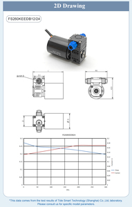 Mini pompe à eau à diaphragme 4W résistante à la corrosion avec moteur sans balais 12V pour mélange gaz-liquide 0,28 lpm, moteur sans balais 4W Dia - Product Image 2