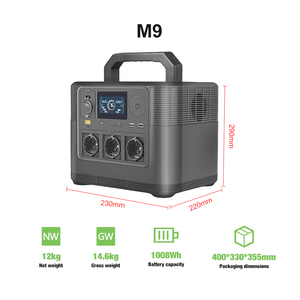 On Sale Solar Outdoor 1008Wh 1200W LiFePO4 Home Backup MPPT Pure Sine Wave Portable Power Station With - Product Image 2