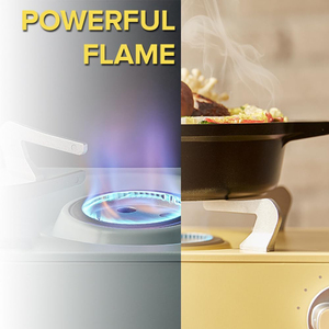 Outdoor Mini Portable Camping <b>Gas</b> Stove Butane Iron Manual Single Burner One-piece 3.2KW 90g/H with <b>Ignition</b> - Product Image 5