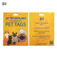 Hersteller QR-Code für Hunde & Katzen NFC NTAG Bytes Pet ID Tag Label im Blister paket