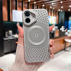 Funda Protectora Magnética Mate con Disipación de Calor y Lente Hueca para iPhone 16 15 14 13 12 Pro Max Plus, Carcasa Trasera Delgada y Rígida de PC - Product Image 6