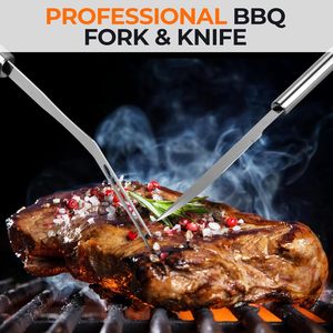 Stainless Steel <b>BBQ</b> <b>Tool</b> Set with Tongs-Multi-Piece Outdoor Camping Heat Resistant & Easily Cleaned Grilling Accessories - Product Image 2
