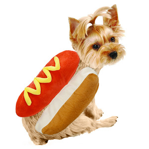 Divertido Disfraz de Perrito Hotdog para Fiesta, Cosplay, Ropa para Mascotas, Disfraz de Perrito Hotdog para Halloween - Product Image 1