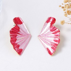 Alla moda rosa blu a forma di ventaglio foglie orecchini pendenti <span class=keywords><strong>gioielli</strong></span> per le donne - Product Image 4