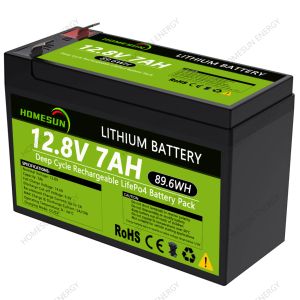แบตเตอรี่ลิเธียมไอรอนฟอสเฟต 89.6wh 12v 7ah ชุดแบตเตอรี่สำหรับเปลี่ยนแทนแบตเตอรี่ตะกั่วกรด - Product Image 3