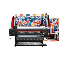 Nouvelle machine d'impression numérique sur tissu 2023 pour imprimante textile par sublimation, imprimante par sublimation de 1,9 m avec 4 têtes pour tissu textile