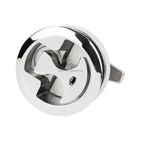 Accessoires de quincaillerie marine de qualité supérieure, loquet de trappe marine en acier inoxydable 316 avec clé pour bateau