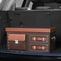 Organisateur de coffre de voiture SUV pour Jeep Land Rover Toyota Tesla BMW Mercedes-Benz Nissan Honda Volvo, boîte de rangement pour voiture, organisateur de cargaison