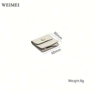 WEIMEI sac de rangement de bijoux en cuir PU pour bague collier et boucle d'oreille cadeau - Product Image 3