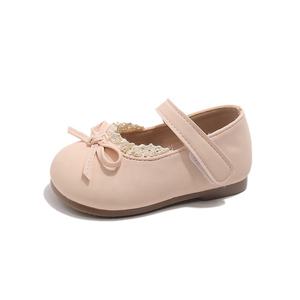 Chaussures pour filles, chaussures de princesse <span class=keywords><strong>à</strong></span> nœud papillon, printemps automne, antidérapantes, semelle souple, chaussures de marche - Product Image 5