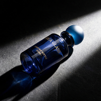 Leichte, elegante, dickwandige Parfümflasche mit individuellem Etikett, 30ml, 50ml, 100ml, künstlerischer Kugelverschluss, leere Glasflasche mit Sprühnebel