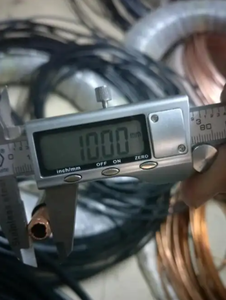Tuyaux en <span class=keywords><strong>cuivre</strong></span> de réfrigération revêtus de PVC avec diamètres de 6 mm, 8 mm et 10 mm - Product Image 3