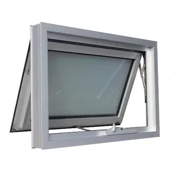 Horizontal Pivot Window Aluminium Window Frame and Glass Aluminium Frosted Glass Window For Skylight