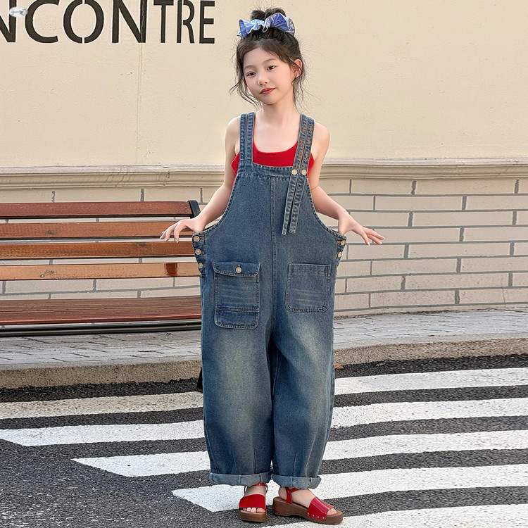 Blue overalls