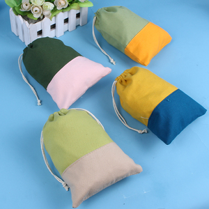 Bolsas de Cordón de Algodón GOTS Reciclables y Coloridas para Pizza, Sushi, Sándwiches, Alimentos Enlatados y Chocolate, 13*18 cm - Product Image 2