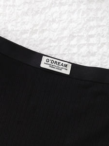 XX199 precio <span class=keywords><strong>de</strong></span> fábrica logotipo personalizado bragas planas calzoncillos negros señoras Boxer calzoncillos inferiores Boyshorts mujer período bragas - Product Image 6