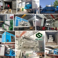 Ligne de production de machines à fabriquer des barquettes à œufs en carton alvéolées, entièrement automatique, fournie par les fabricants