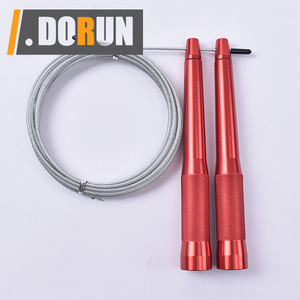 เชือกกระโดดอลูมิเนียม DorunFit <span class=keywords><strong>DR</strong></span>-JR136 ปรับความยาวได้ ปรับแต่งสีและโลโก้ได้ สำหรับออกกำลังกายที่บ้าน ฟิตเนสแบบคู่ ชกมวย - Product Image 2