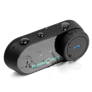 Auriculares Bluetooth para Casco de Motocicleta FreedConn T COM - Impermeables IPX6, Intercomunicador para 2 Personas, Cancelación de Ruido <span class=keywords><strong>HiFi</strong></span> - Product Image 1