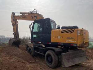 Excavadora de ruedas usada 21 Ton Hyundai 210w-7 210W 210 Hyundai 210w-9 en buenas condiciones para la venta - Product Image 6